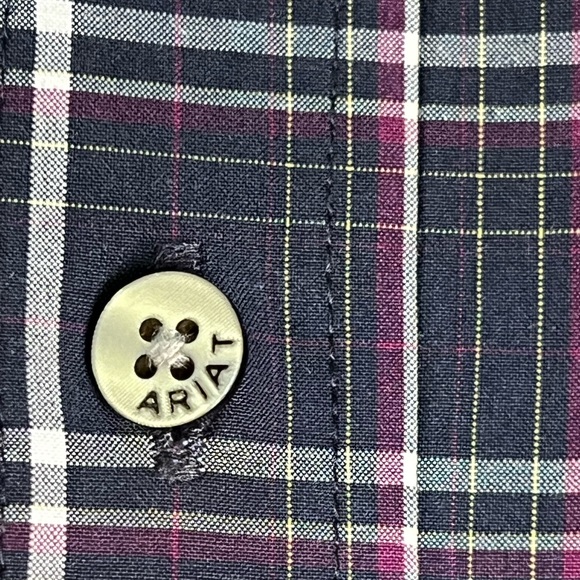 Ariat Pro Series Mylo Classic LS Button Down Shirt Men's size XL Western Work - Picture 12 of 12